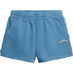 Superdry D2 Ovin Essential Αθλητικό Γυναικείο Σορτς Ψηλόμεσο Μπλε W7110462A-7MN