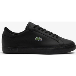 Lacoste Powercourt 125 Ανδρικά Sneakers Μαύρα 49SMA0081-02H