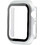 DTNO.1 Θήκη Σιλικόνης με Προστασία Οθόνης για Apple Watch 4 / 5 / 6 / 7 / 8 / 9 / SE 45mm Ασημί