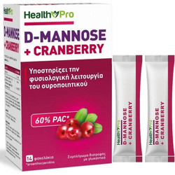 Health Pro D-Mannose Cranberry 14 Φακελάκια
