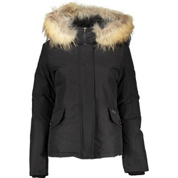 Woolrich Γυναικείο Μπουφάν Χειμωνιάτικο Softshell Μακρύ Μαύρο GLEELEY844