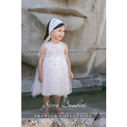Stova Bambini Βαπτιστικό Φόρεμα 2τμχ SS25-G16