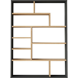 Pakoworld Decora Βιβλιοθήκη 90x22x123.6cm 176-000203