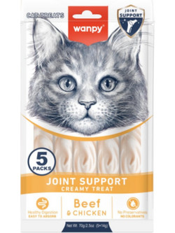 Wanpy Creamy Treat Joint Support with Beef & Chicken 70gr