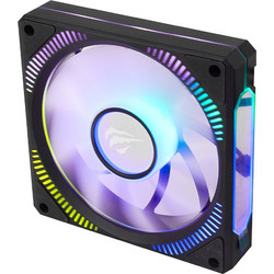 Havit F2096 Case Fan 120mm RGB με Σύνδεση 4-Pin PWM Black