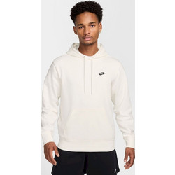 Nike Club Ανδρικό Αθλητικό Φούτερ με Κουκούλα Λευκό FN3866-133
