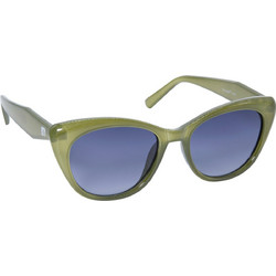 EyeLead L757 Γυναικεία Γυαλιά Ηλίου Πεταλούδα Κοκάλινα Πράσινα με Μπλε Degradee Φακό