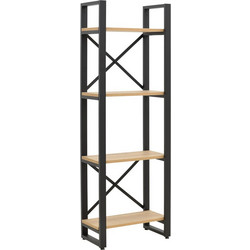 Pakoworld Crimson Βιβλιοθήκη 50x22x150cm 197-000292