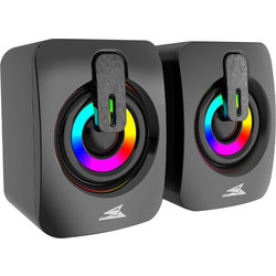 Baracuda BGSP-011 Ηχεία Υπολογιστή 2.0 6W με RGB Φωτισμό Μαύρα