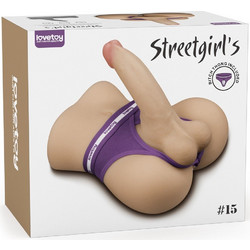 Lovetoy Streetgirl's 15 Πρωκτικό Αυνανιστήρι με Dildo Flesh