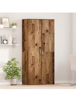 vidaXL Δίφυλλη Ντουλάπα Ρούχων Καφέ 80x39x178cm 3365570