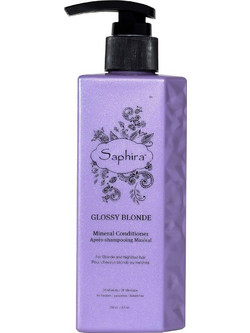 Saphira Glossy Blonde Conditioner για Προστασία Χρώματος 250ml