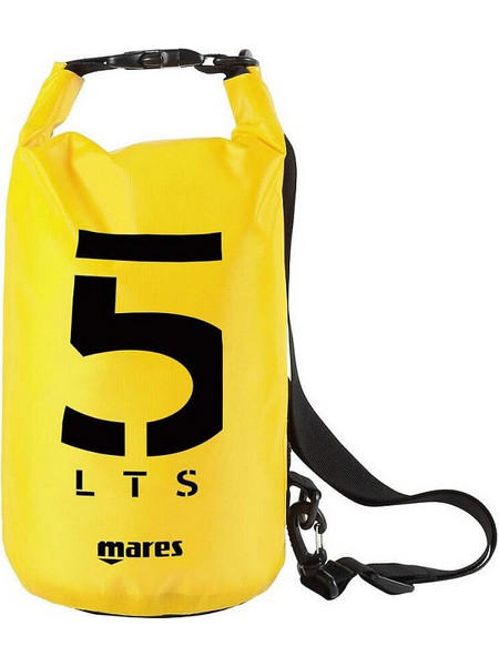 Mares Sea Side 1108131 Στεγανός Σάκος Ώμου 5lt Κίτρινος