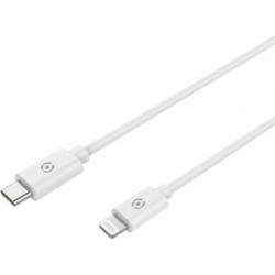 Celly USB-C to Lightning Cable 6W 1m White S7769500