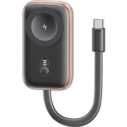 Usams CD245 2in1 1200mAh Φορτιστής Smartwatch για Apple Watch Black