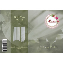 Alezori AG-12 Coffin Tips Νυχιών 240τμχ