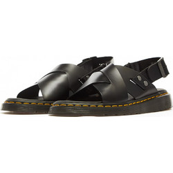 Dr. Martens Zane Brando Δερμάτινα Γυναικεία Σανδάλια Μαύρα 30765001
