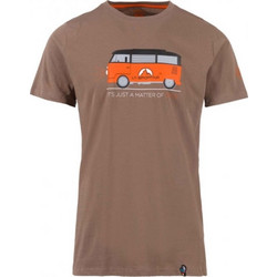 La Sportiva Van Ανδρικό Αθλητικό T-Shirt Καφέ N05-804804