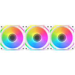 Xigmatek Starlink Ultra Case Fan 120mm ARGB με Σύνδεση 3-Pin 4-Pin PWM 3τμχ White