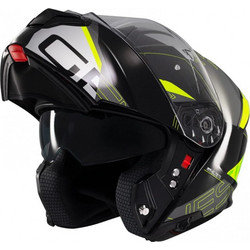 MT Genesis SV Atempo B3 Black Fluo Gloss Κράνος Μηχανής Flip-Up 1650gr