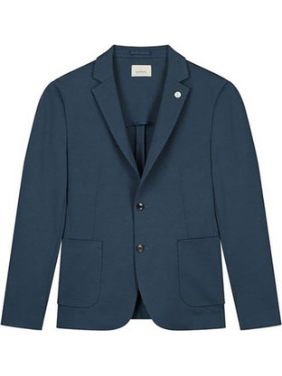 Dstrezzed Καλοκαιρινό Ανδρικό Blazer Υφασμάτινο με Κανονική Εφαρμογή Πετρόλ 111336