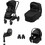 Maxi-Cosi Oxford Καρότσι Μωρού 3 σε 1 Twillic Blac k + Βάση Family Fix