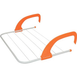 915053 Orange Κρεμαστή Απλώστρα Ρούχων για Κάγκελα Μπαλκονιού Αλουμινίου 50x28x13cm