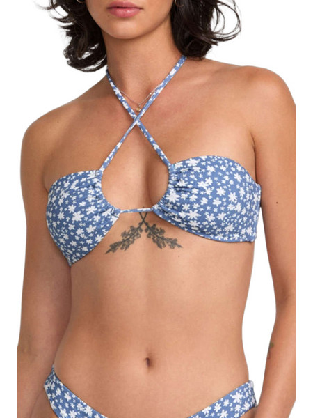 RVCA Bikini Top Τριγωνάκι Γαλάζιο 23O121522