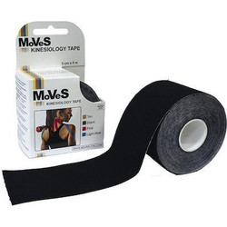 MVS Ταινία Κινησιολογίας 5cm x 5m Μαύρη 1τμχ