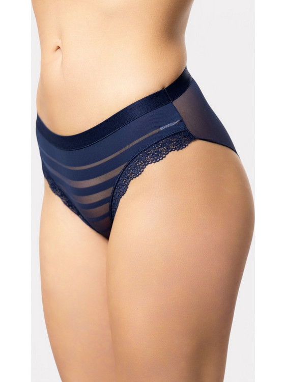 Cottonhill Γυναικείο Slip με Δαντέλα Navy Μπλε CH4371-1