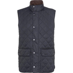 Barbour Αμάνικο Ανδρικό Μπουφάν Καπιτονέ Navy Μπλε MGI0245-NY71