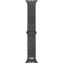 Audi Logo Synthetic Λουράκι Δερμάτινο Black (Apple Watch 44 / 45 / 46 / 49mm)