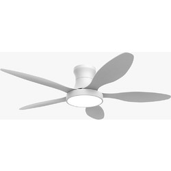 It-Lighting Denali Ανεμιστήρας Οροφής 132cm 45W με Φως & Τηλεχειριστήριο Λευκός