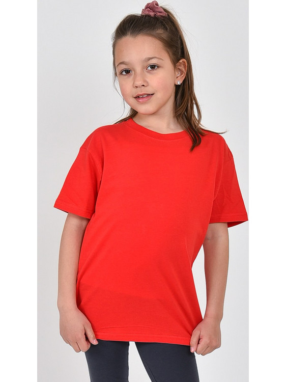 JHK Παιδικό T-Shirt Κοντομάνικο Κόκκινο TSRK150-1