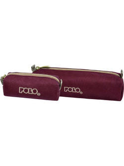 Polo Original Wallet Κασετίνα Βαρελάκι Μπορντό Χρυσή 937006-3576
