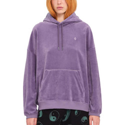 Volcom Stone Heart Up Γυναικείο Φούτερ Oversized με Κουκούλα & Τσέπες Λιλά B4132407-VVI