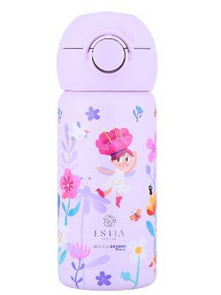 Estia Wonder Bottle Save Τhe Aegean Fairy Tales Παιδικό Παγούρι Θερμός Ανοξείδωτο Λιλά 350ml