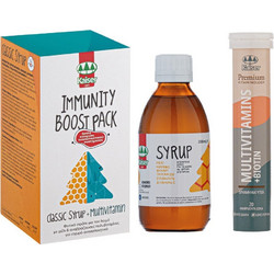 Kaiser Immunity Boost Pack Φυτικό Σιρόπι για Παραγωγικό Βήχα και Ερεθισμένο Λαιμό 200ml + Multivitamins & Biotin 20 Αναβράζοντα Δισκία