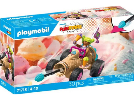 Playmobil Funstars Crazy Kart Παγωτό για 4-10 Ετών 71718