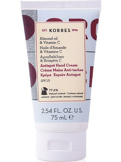 Korres Antispot Almond & Vitamin C Ενυδατική Κρέμα Χεριών για Πανάδες SPF15 75ml