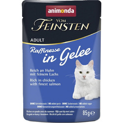 Animonda Vom Feinsten Adult Grain Free with Chicken & Salmon in Jelly 85gr