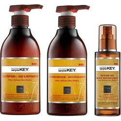 Saryna Key Damage Repair Σετ Περιποίησης Μαλλιών Conditioner 300ml + Λάδι 50ml + Σαμπουάν 300ml