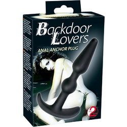 You2Toys Backdoor Lovers Πρωκτική Σφήνα 8cm Μαύρη