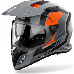 Airoh Bandit Horn Orange Gloss Κράνος Μηχανής On / Off 1630gr