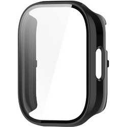 Techsuit Defense360 Pro Πλαστική Θήκη Tempered Glass για Xiaomi Redmi Watch 5 Active 49mm Μαύρη