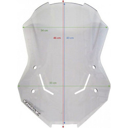 ERMAX Ζελατίνα Μηχανής για Kymco DTX 125 / 360 '22-'24 460mm TO41023-54