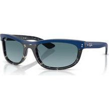 Ray-Ban RB2489 14453M Γυναικεία Γυαλιά Ηλίου Μάσκα Κοκάλινα Μπλε με Μπλε Φακό
