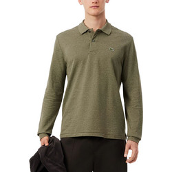 Lacoste Ανδρική Μπλούζα Polo Μακρυμάνικη Χακί L1313-B8I