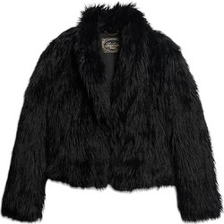 Superdry Γυναικεία Γούνα Κοντή Μαύρη W5011699A-2ZY