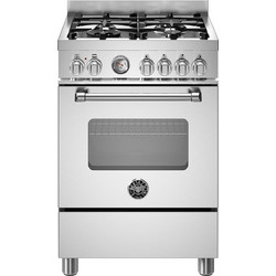 Bertazzoni MAS64L1EXC Κουζίνα Ηλεκτρική 58lt με Εστίες Αερίου 59.5cm